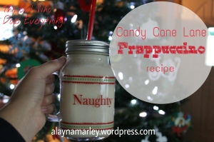 Candy Cane Lane Frappuccino Recipe